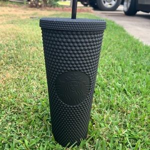 Starbucks Fall Matte Black Studded Tumbler